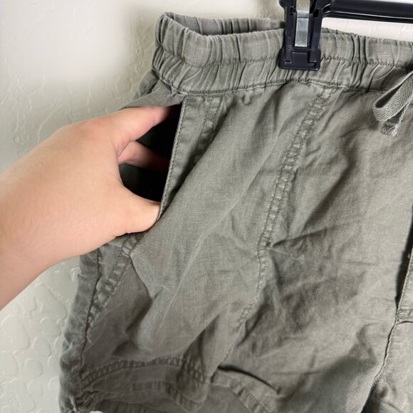 Pistola Olive Green Maia Linen Utility Shorts Drawstring XXL P4847JTF-SAG - Picture 5 of 13